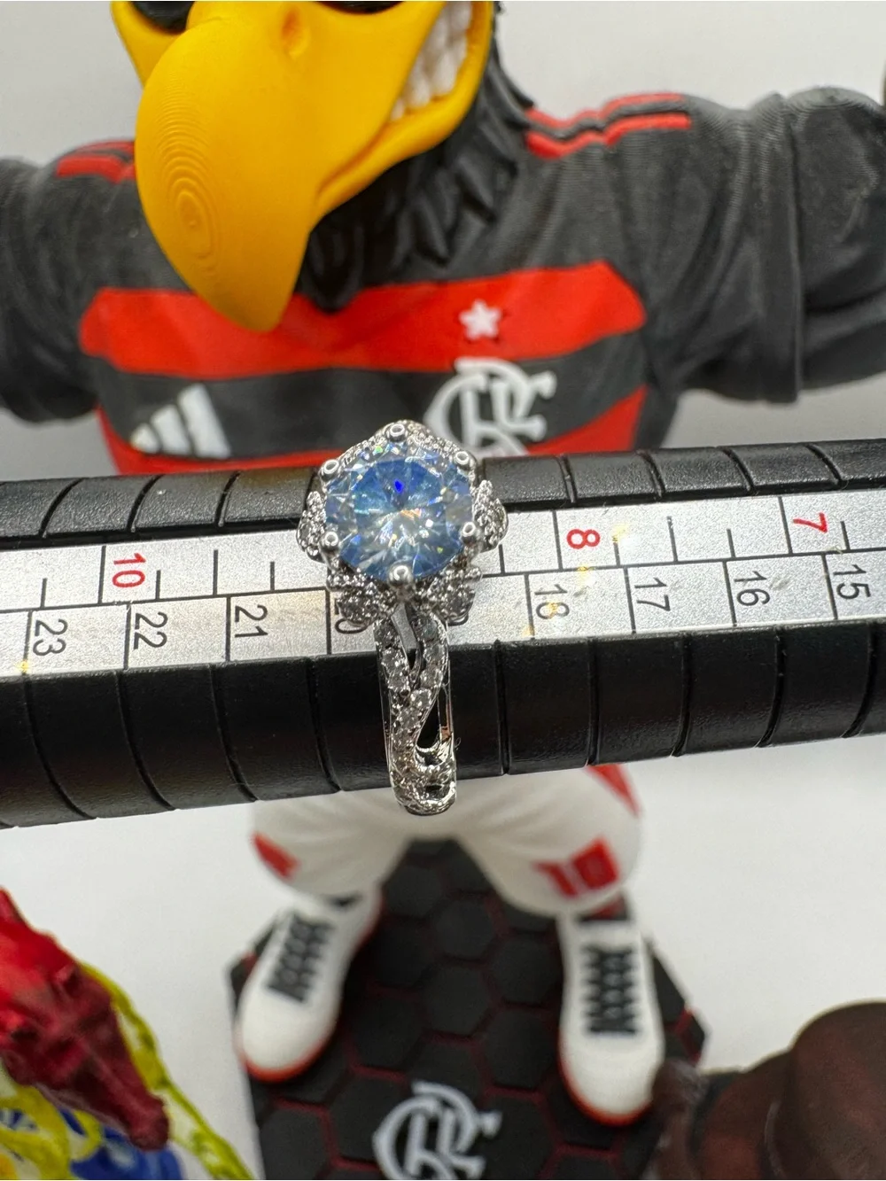 Moissanite 1.0ct Ice Blue Ring - Men Accessories